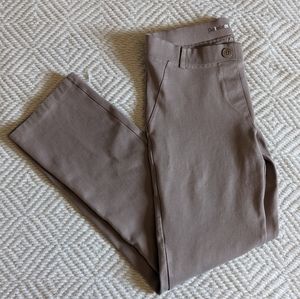 Khaki Twill Dress Pant Yoga Pants